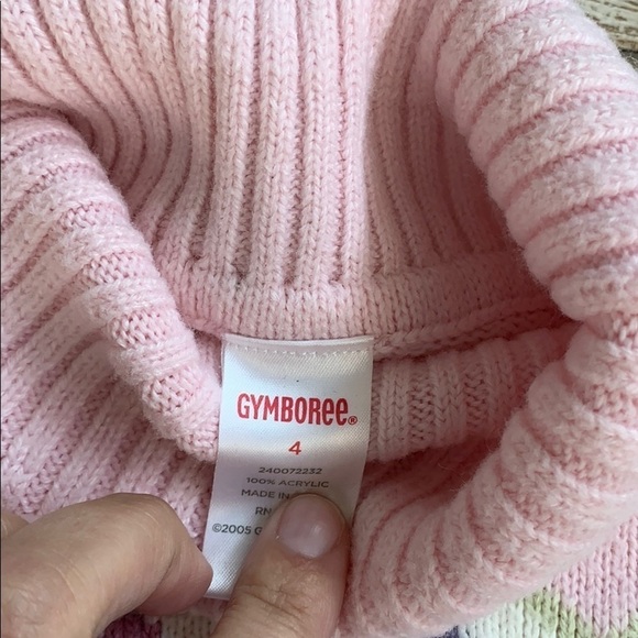 Gymboree pink turtleneck sweater - Picture 5 of 6